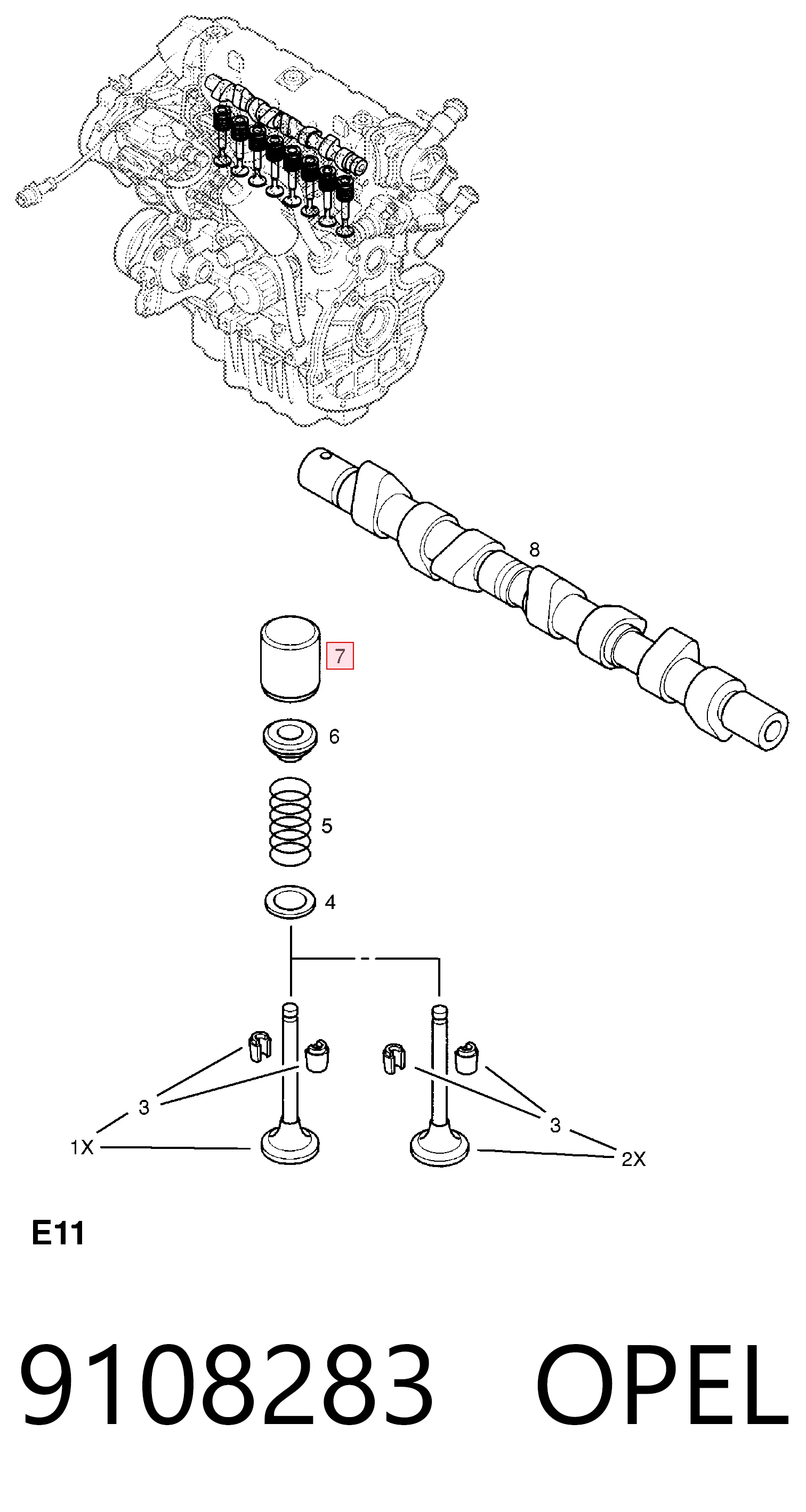 Гидрокомпенсатор 7700102357 Nissan/Infiniti
