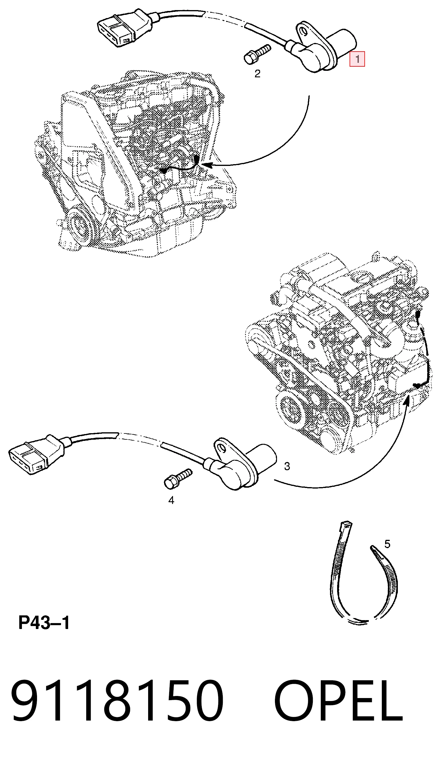 9118150 Opel ДПКВ
