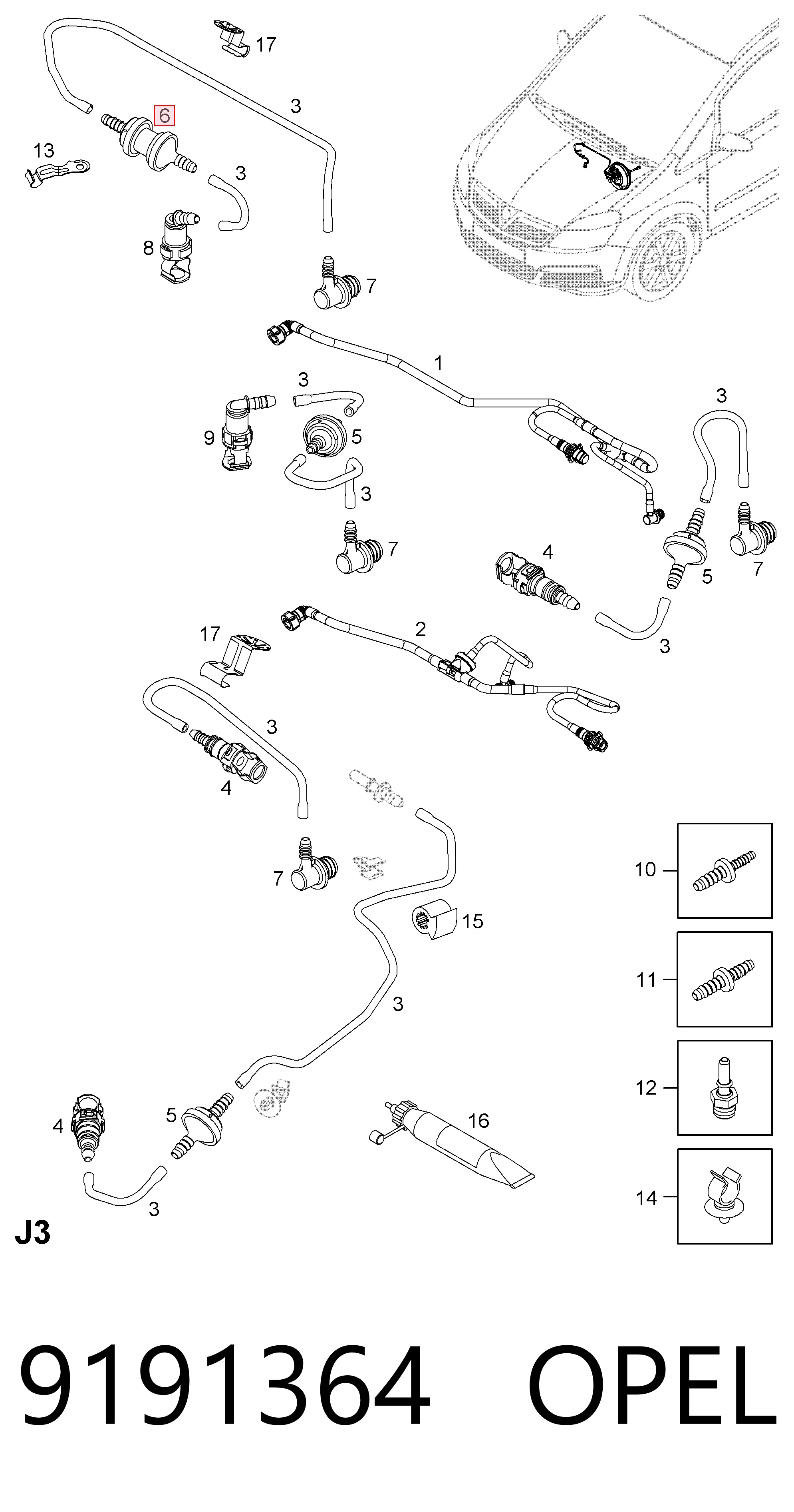 9191364 Opel