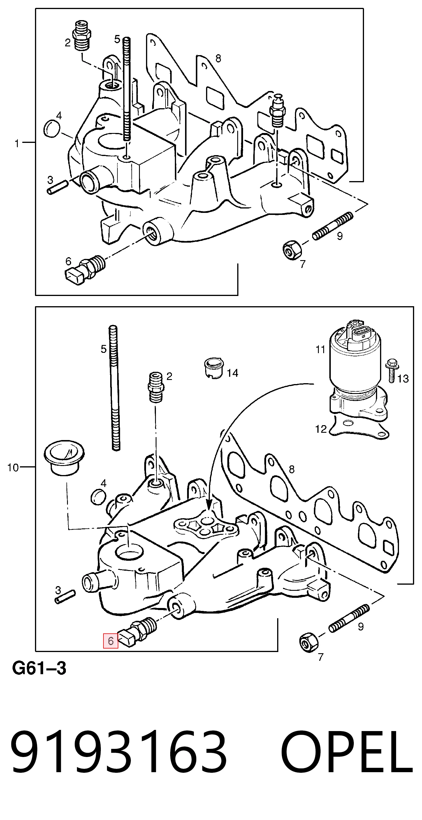 9193163 Opel Термовыключатель