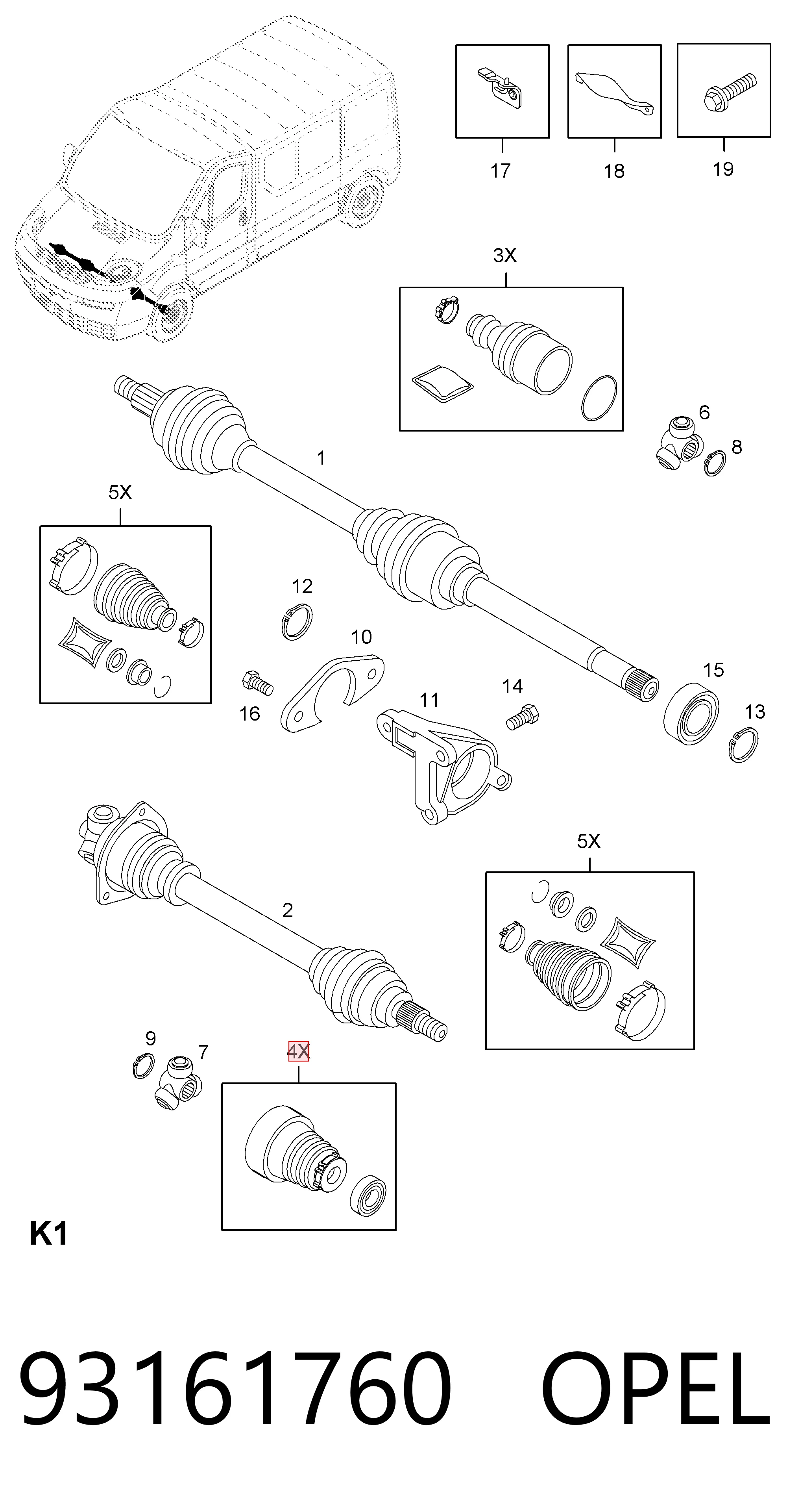 Купить B94085 DP Group Пыльник гранаты внутренний, передней полуоси