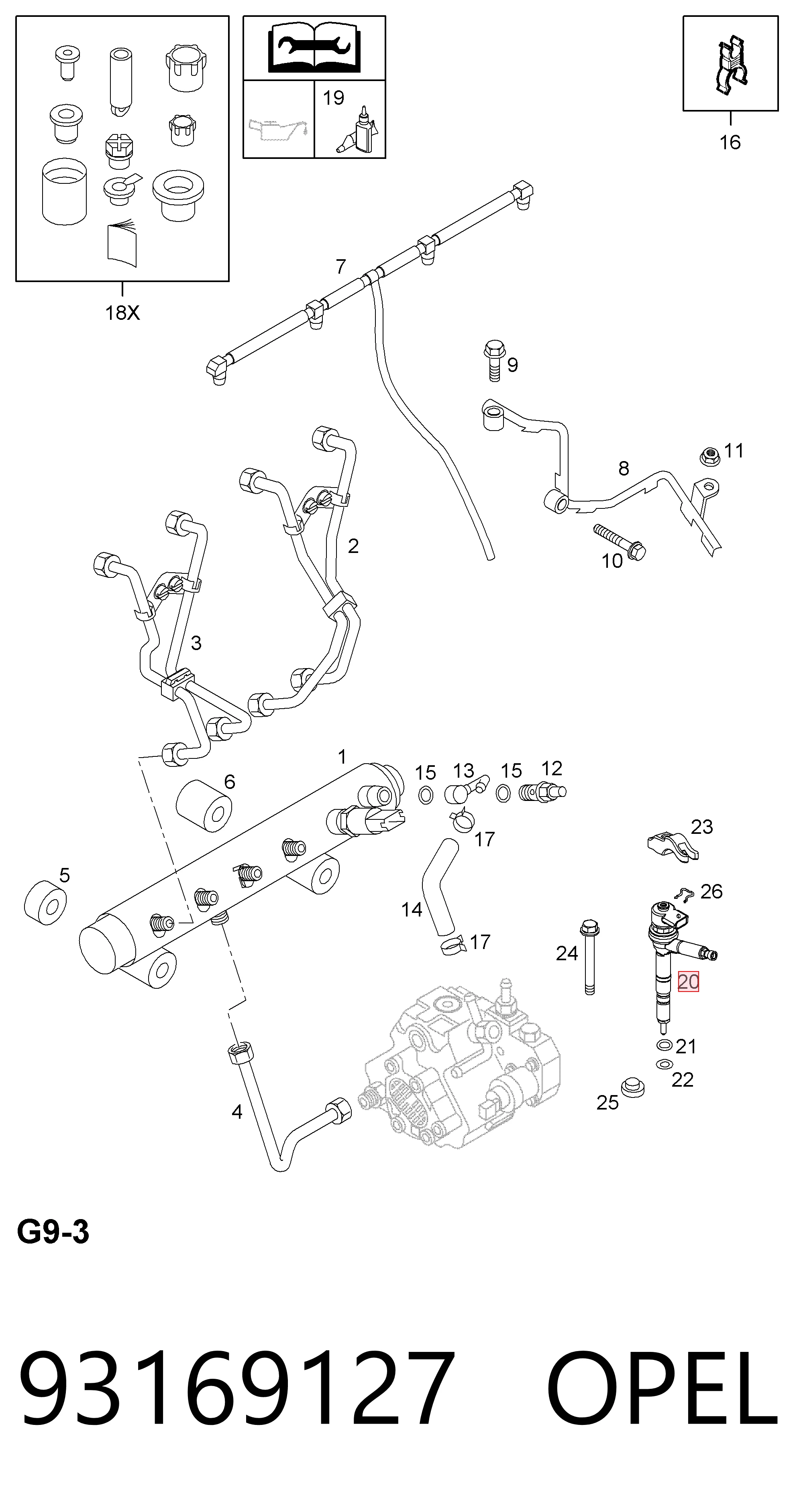 Топливные форсунки 445110175 General Motors