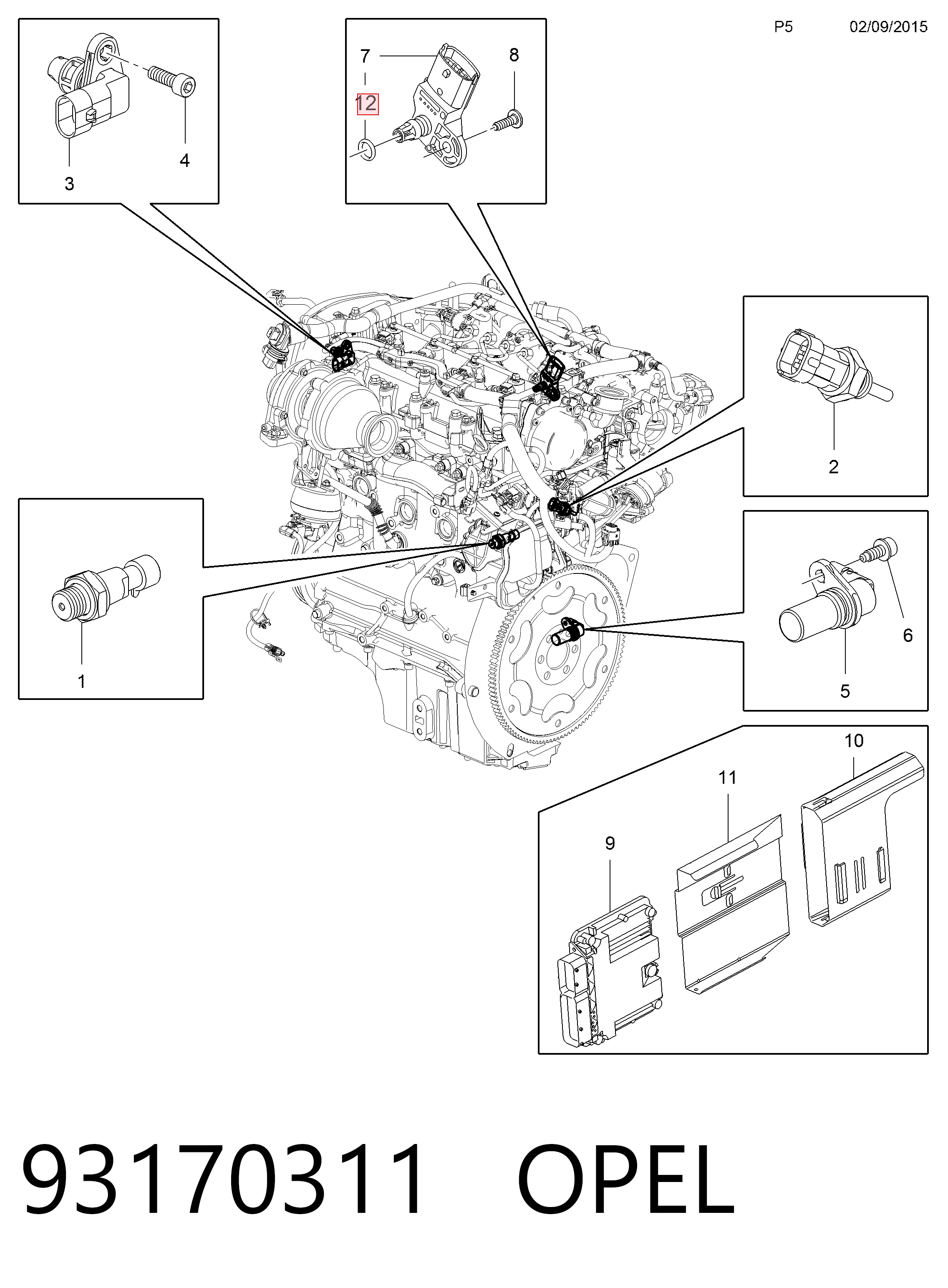 93170311 Opel