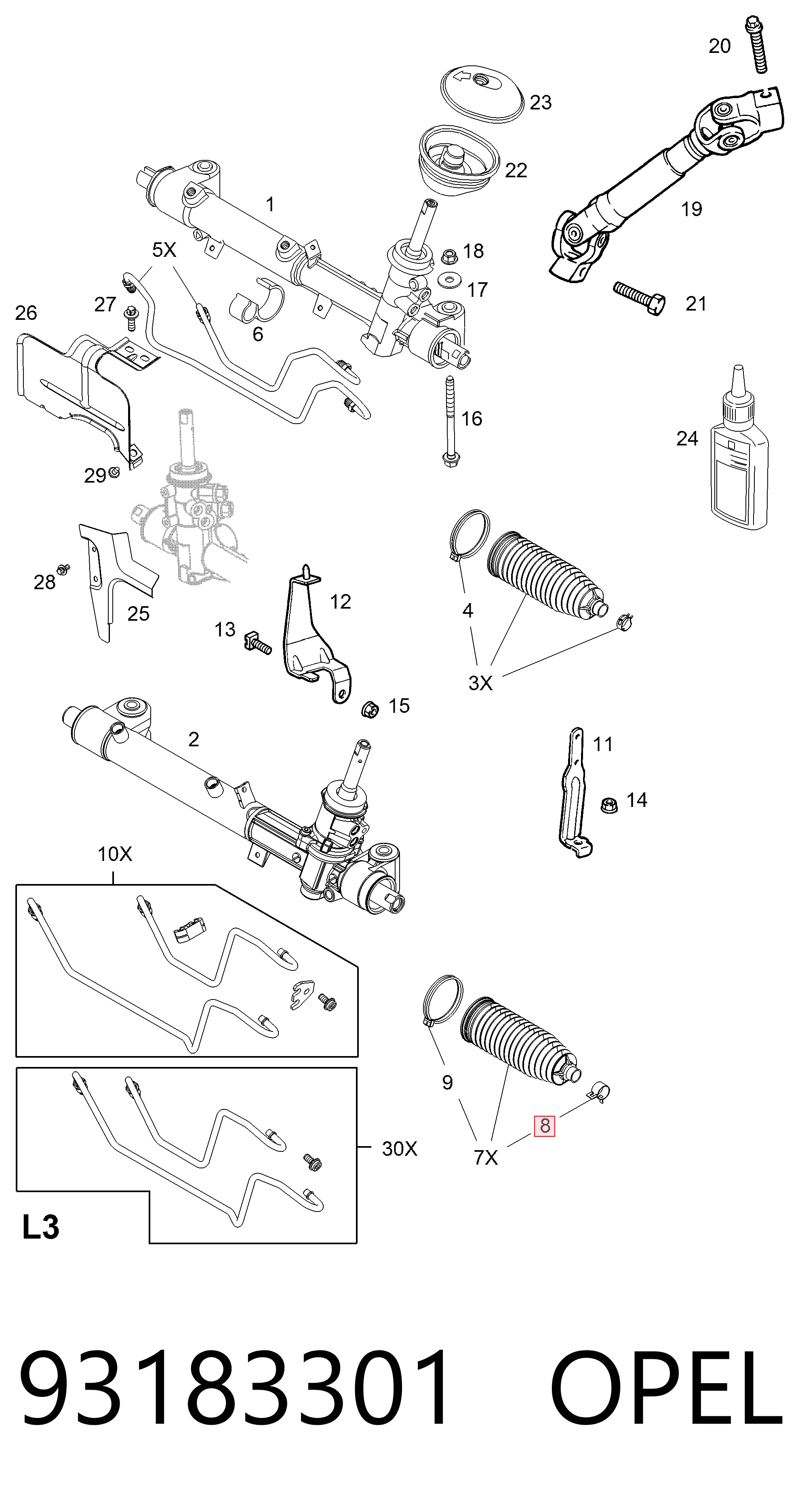  General Motors 93183301 цена, от 0.75 USD