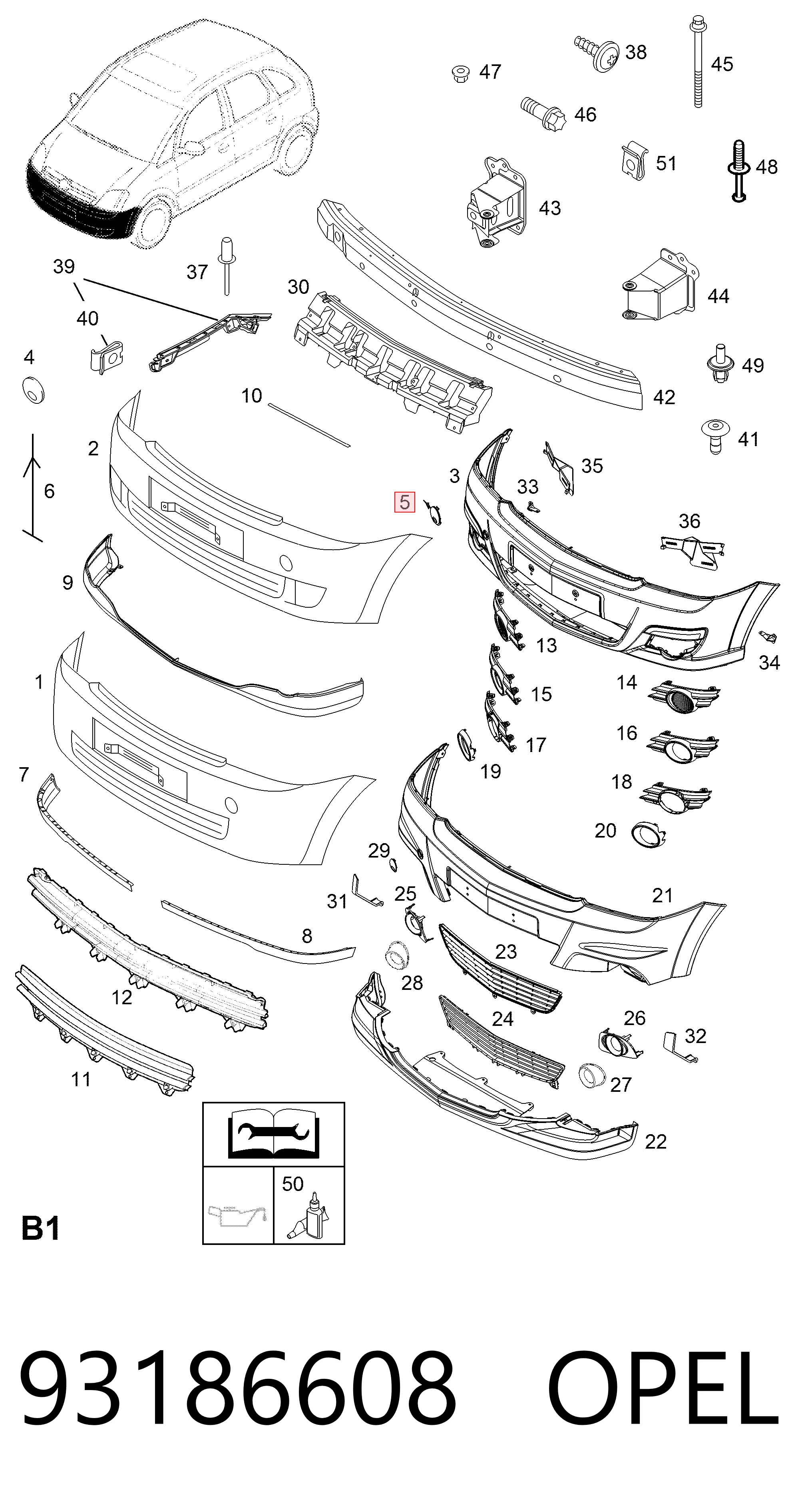 Купить 1405507 General Motors Заглушка буксировочного крюка