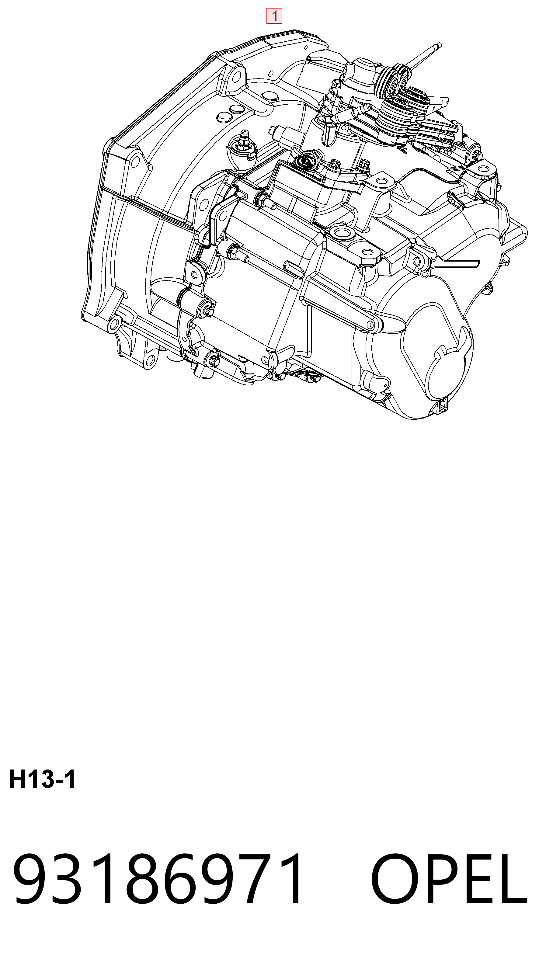 Коробка переключения передач Opel Signum хэтчбек (2003 - 2008) цена, от 93.43 USD