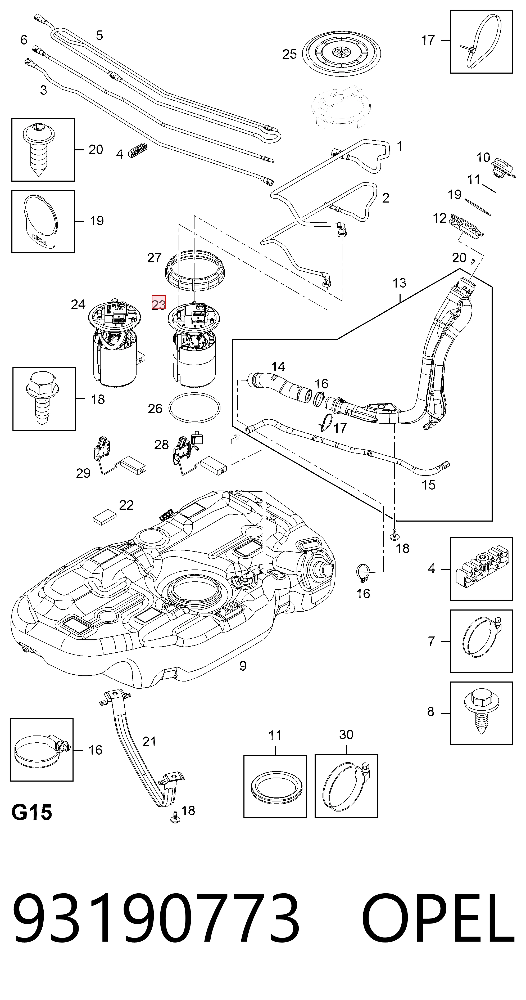 Модуль бензонасоса Magneti Marelli 313011313304 цена, от 157.85 USD