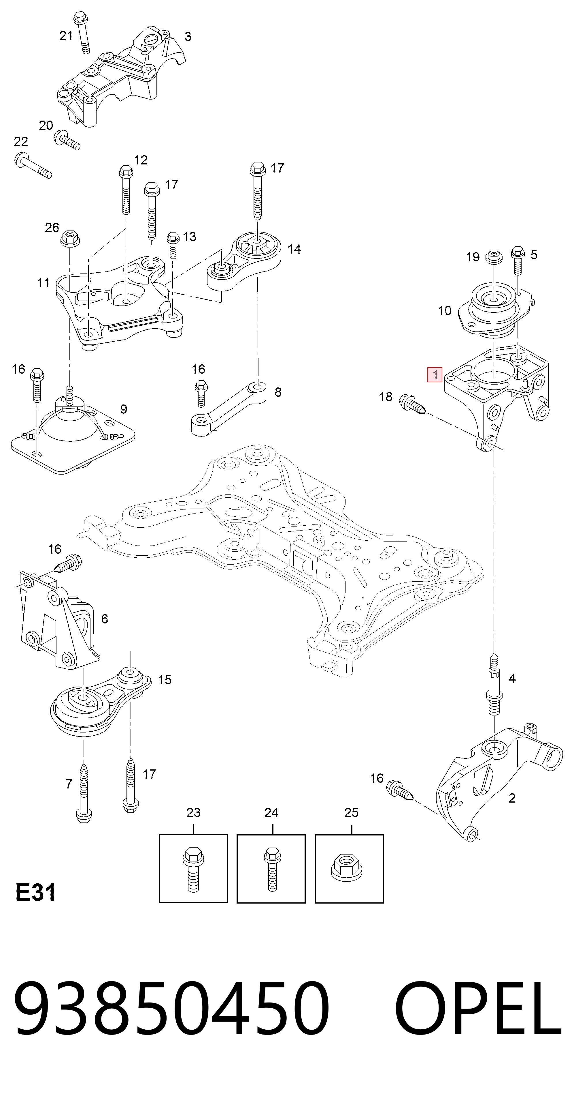  93850450 Renault (RVI)