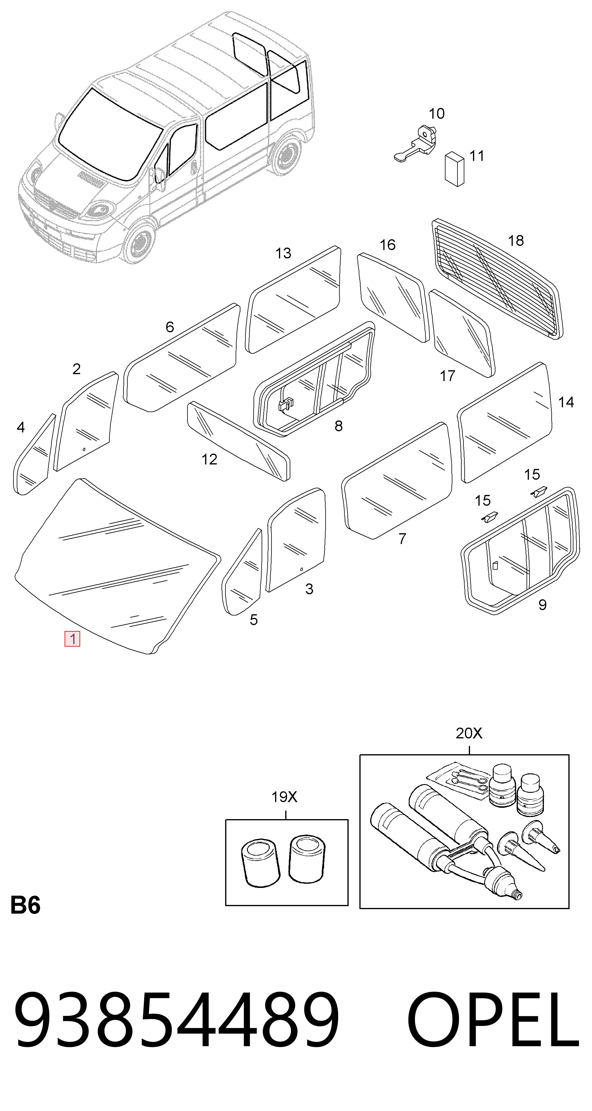 Стекло лобовое XYG AB68328A цена, от 77.21 USD