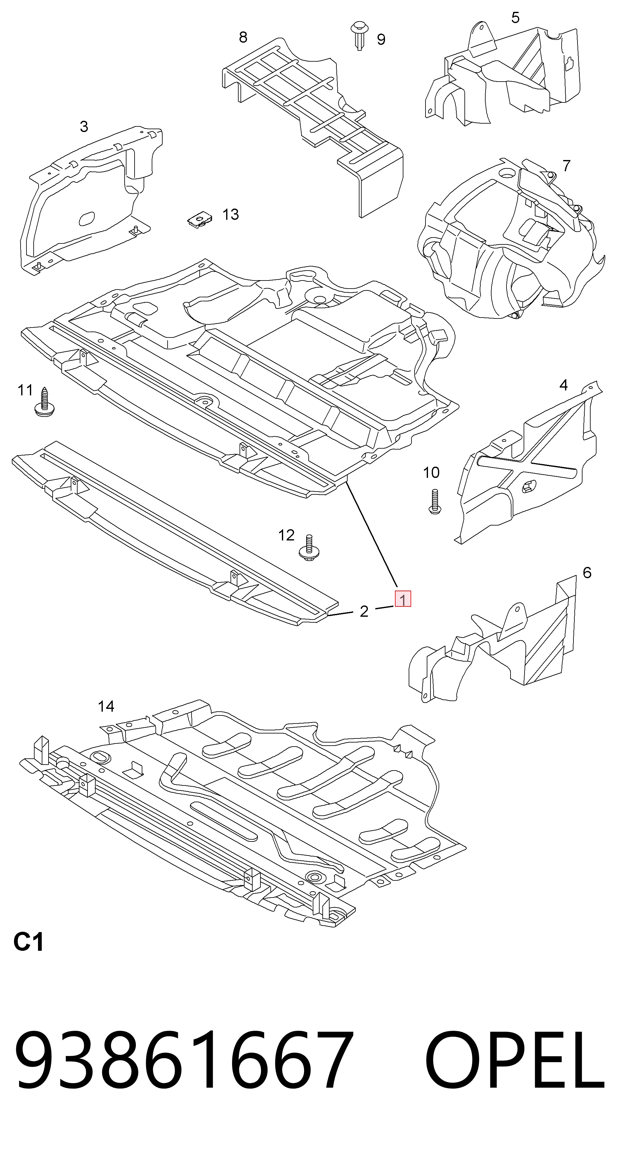 Защита двигателя CVR98421 Magneti Marelli