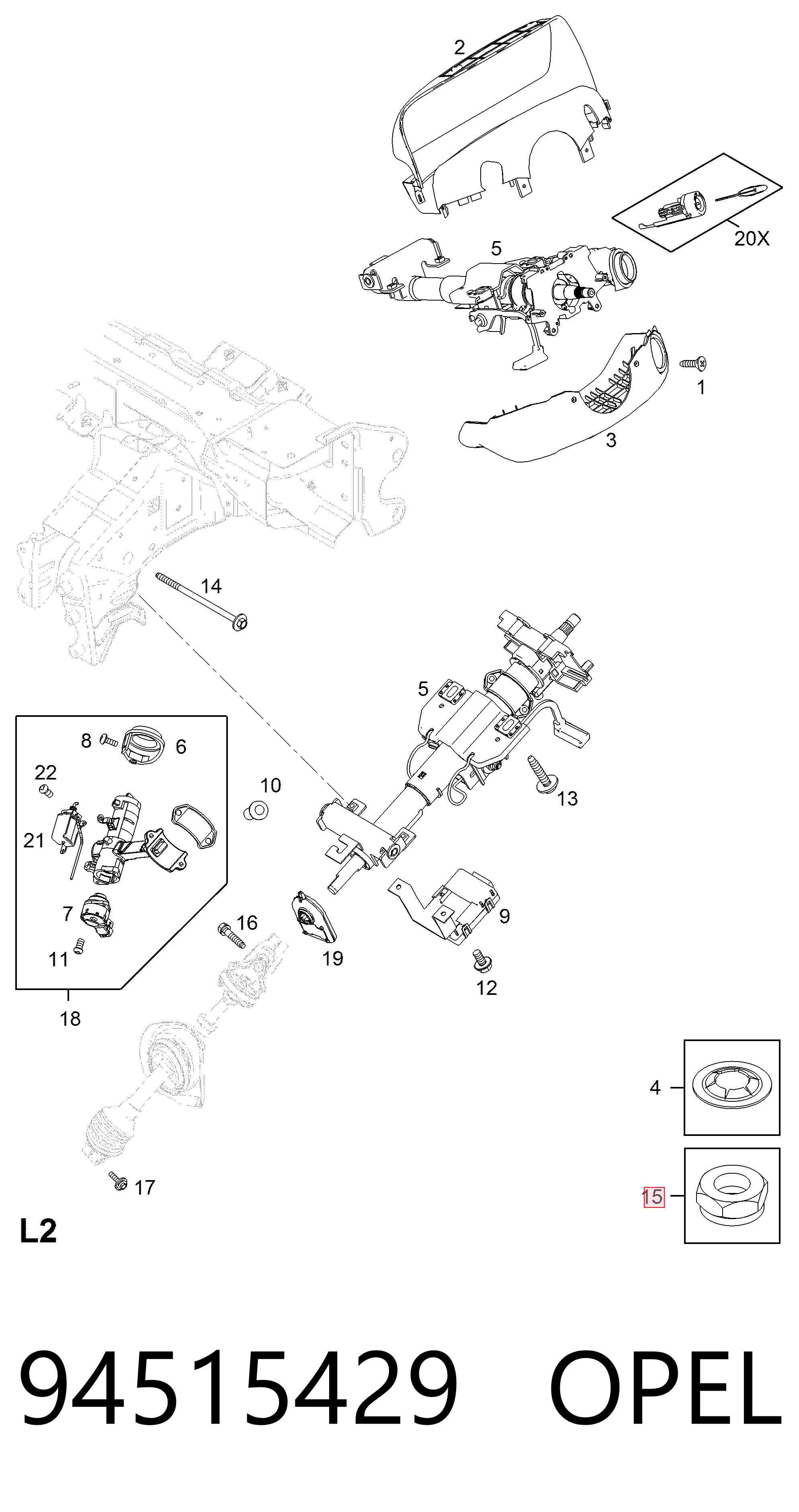 94515429 Opel