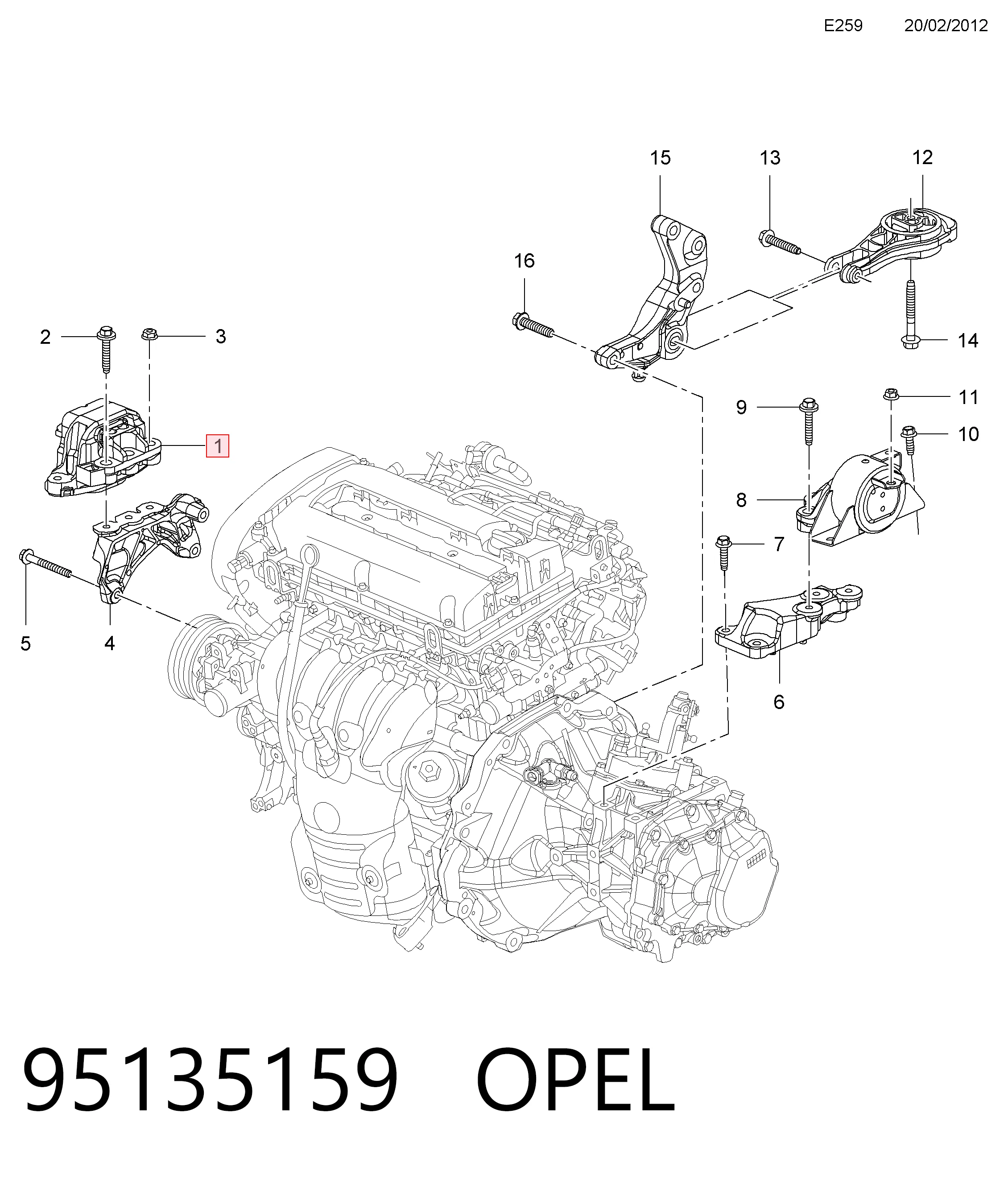 Купить 95135159 General Motors 