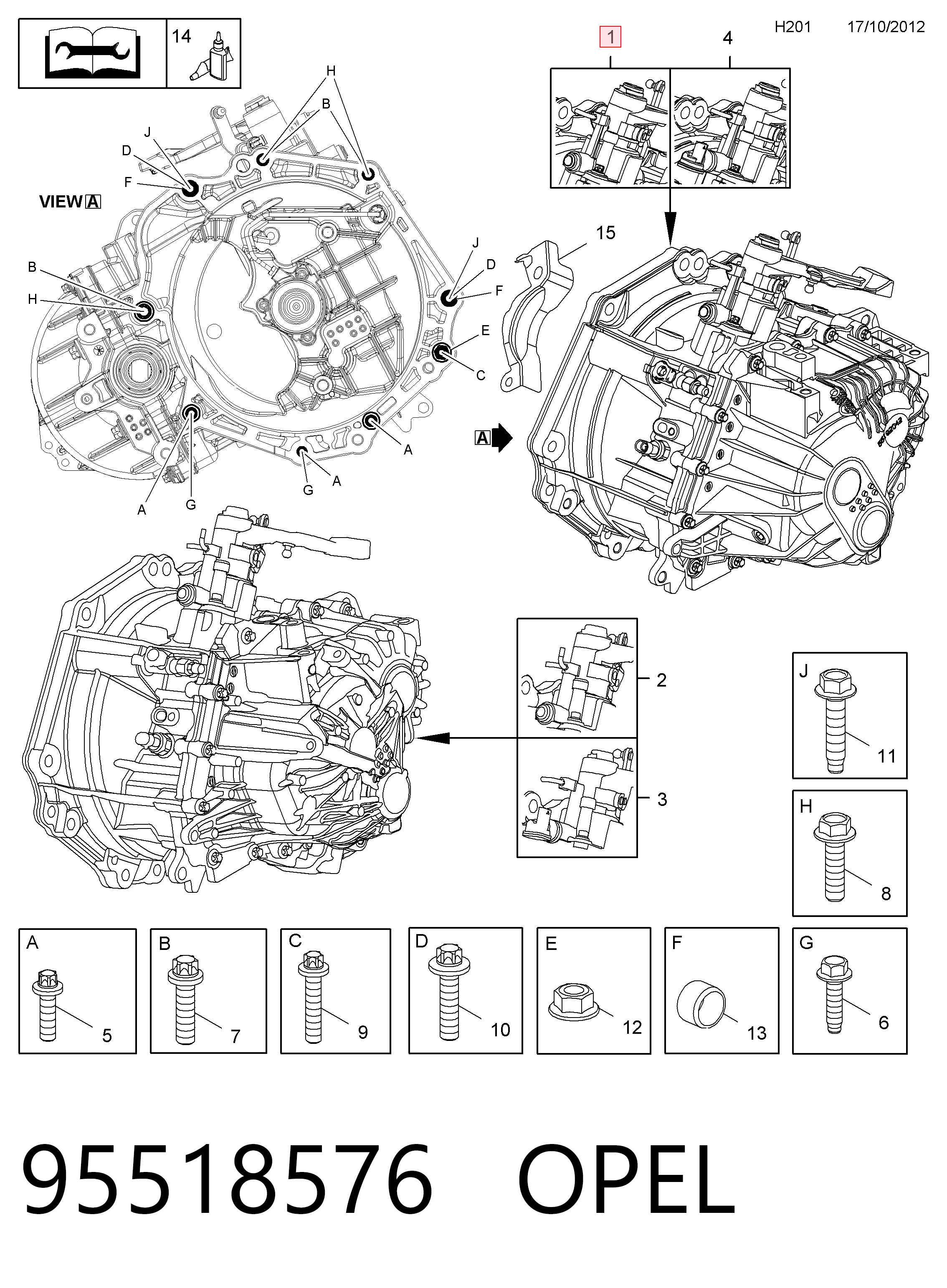 55582216 General Motors КПП в сборе