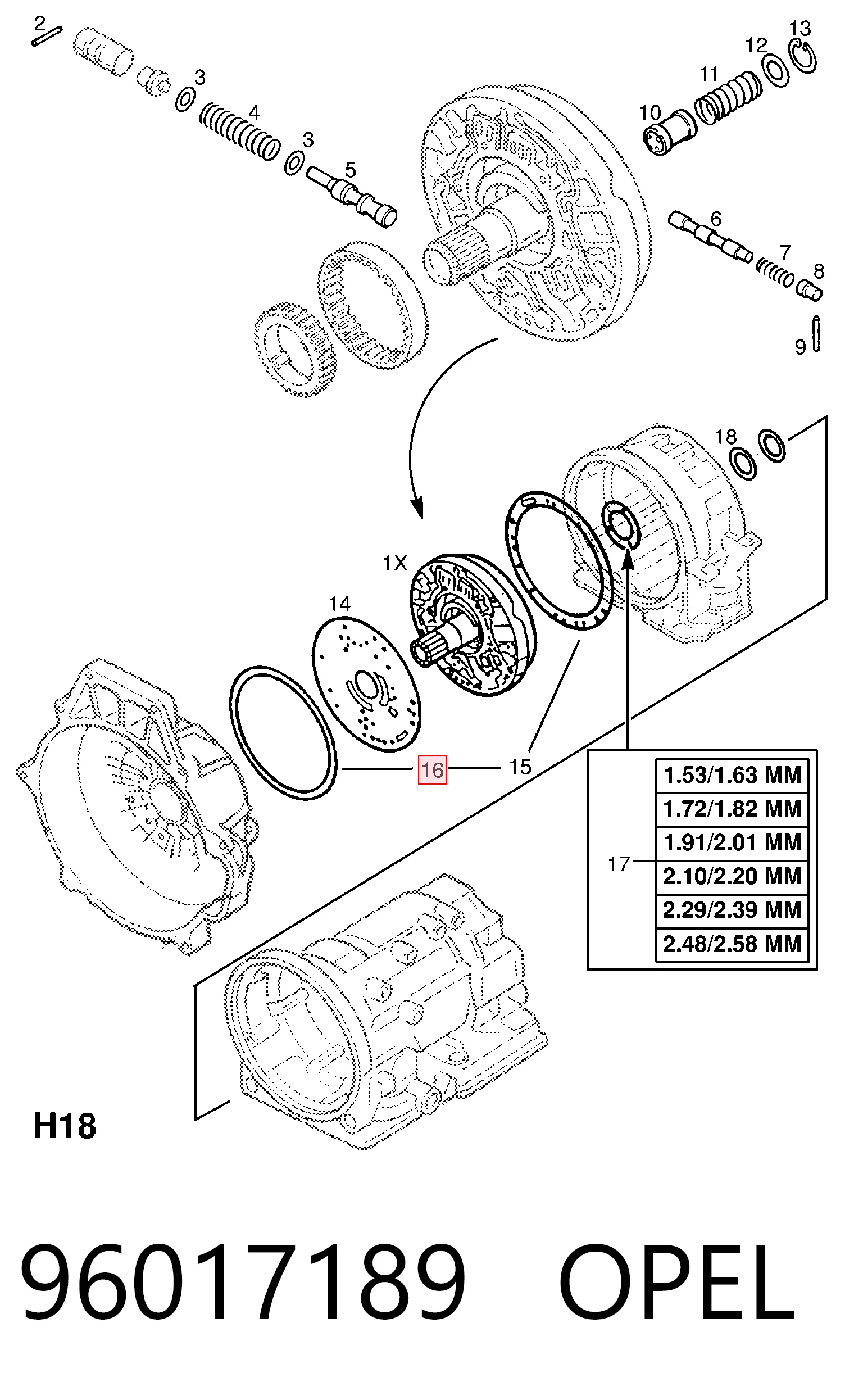  General Motors 96017189 цена, от 25.12 USD