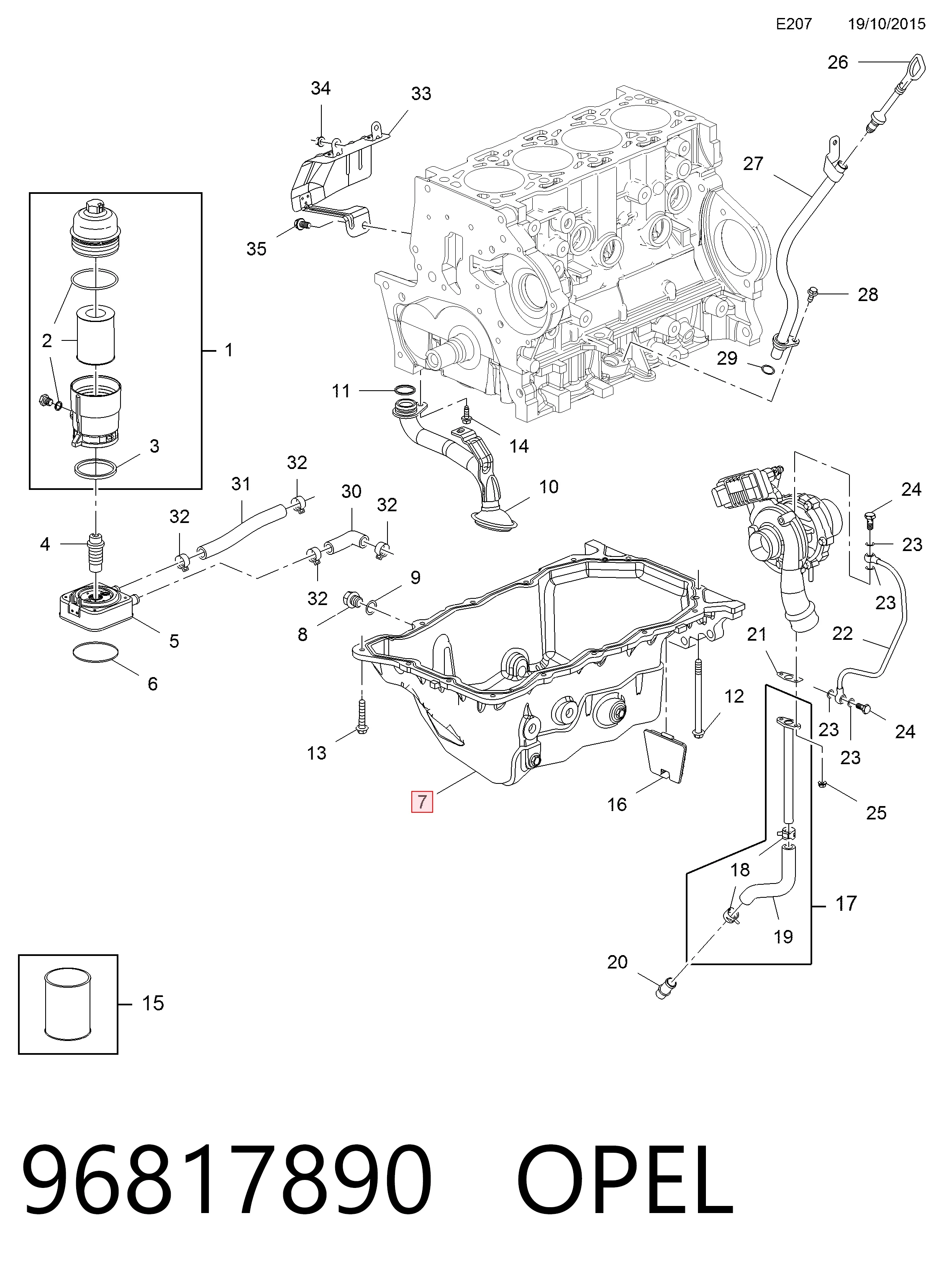 Масляный поддон двигателя General Motors 96817890 цена, от 316.75 USD