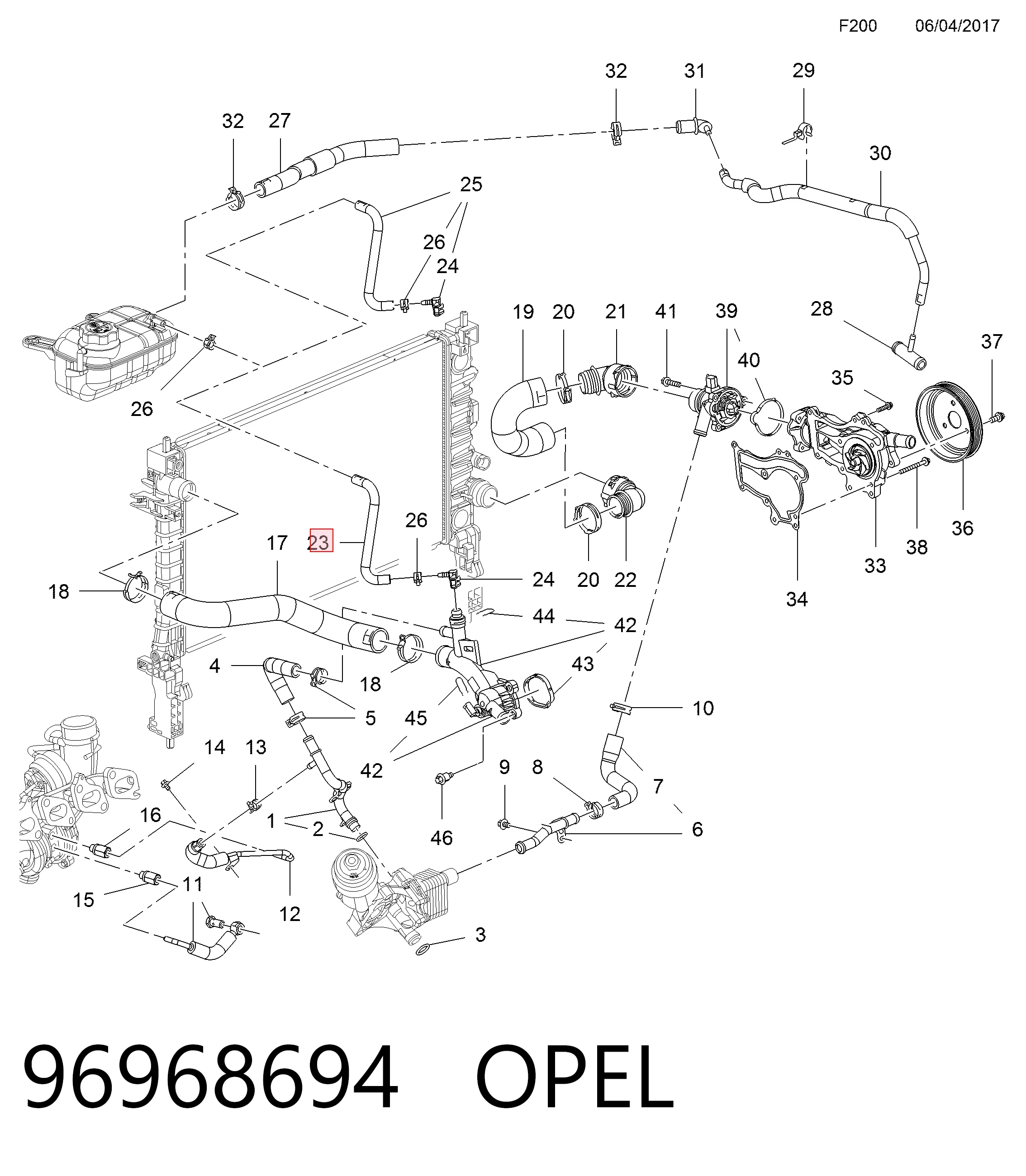 96968694 Opel 