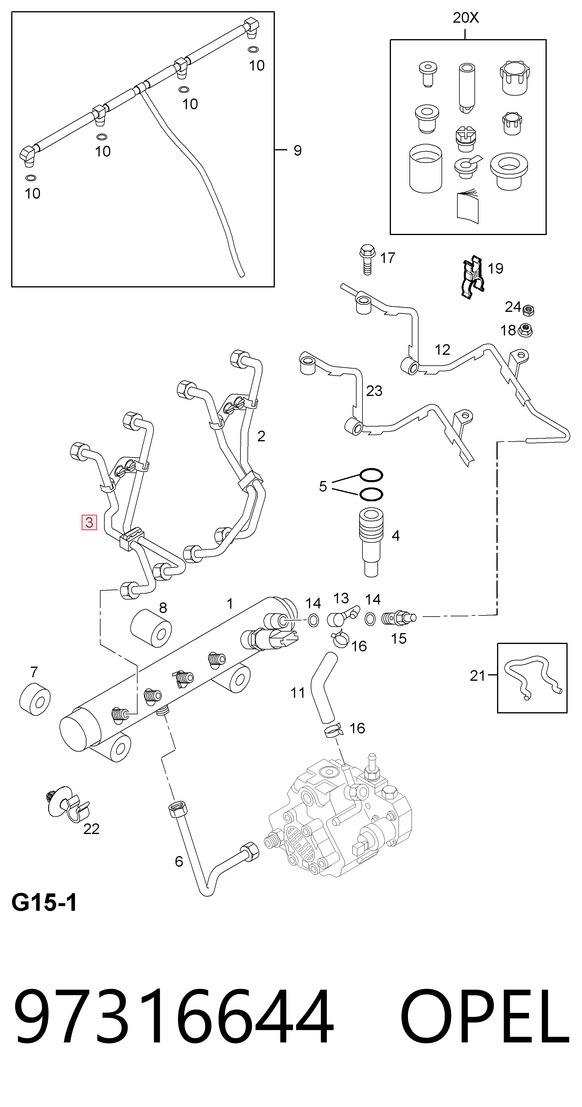 97316644 Opel