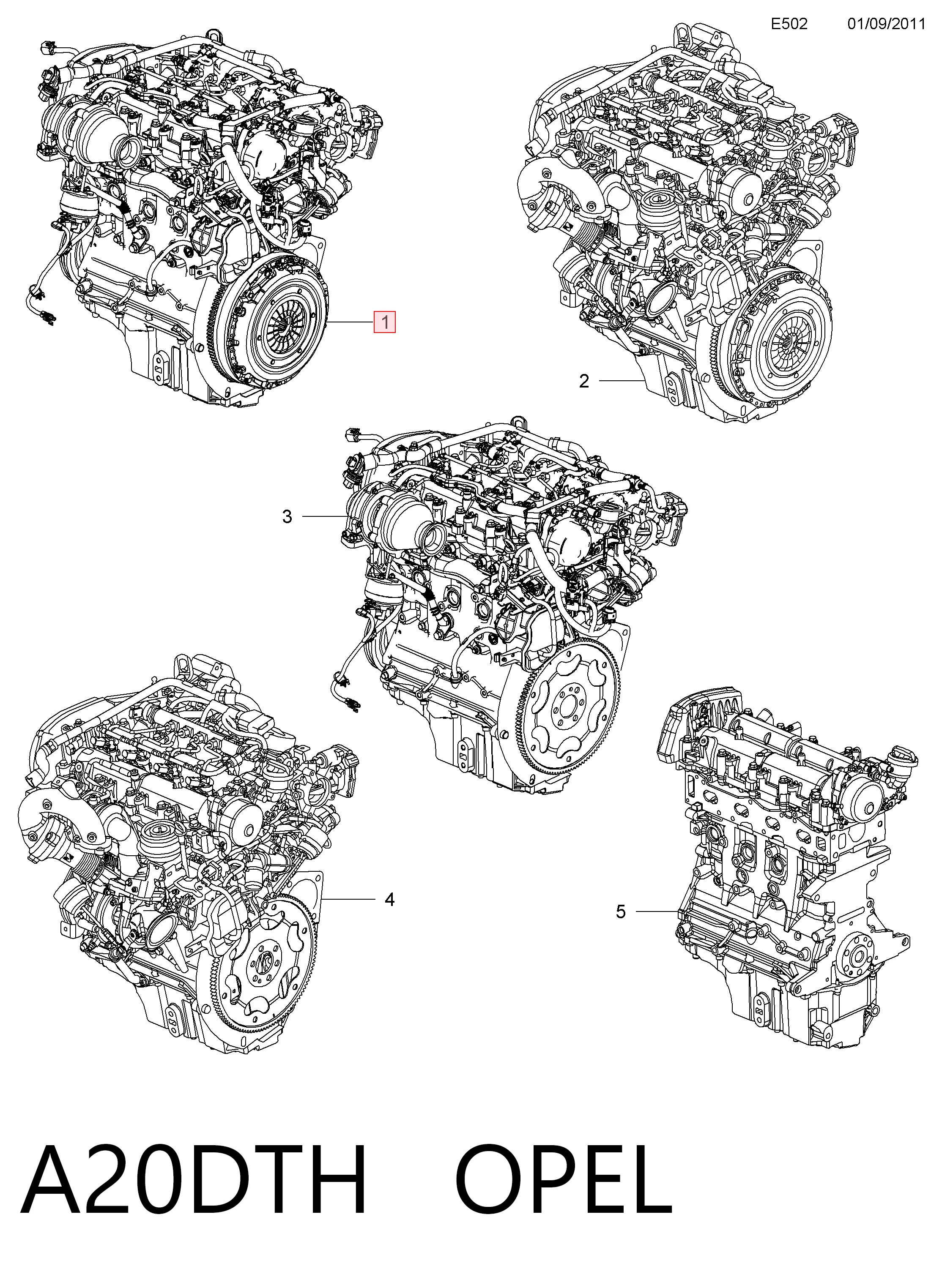 Двигатель 55584313 Peugeot/Citroen