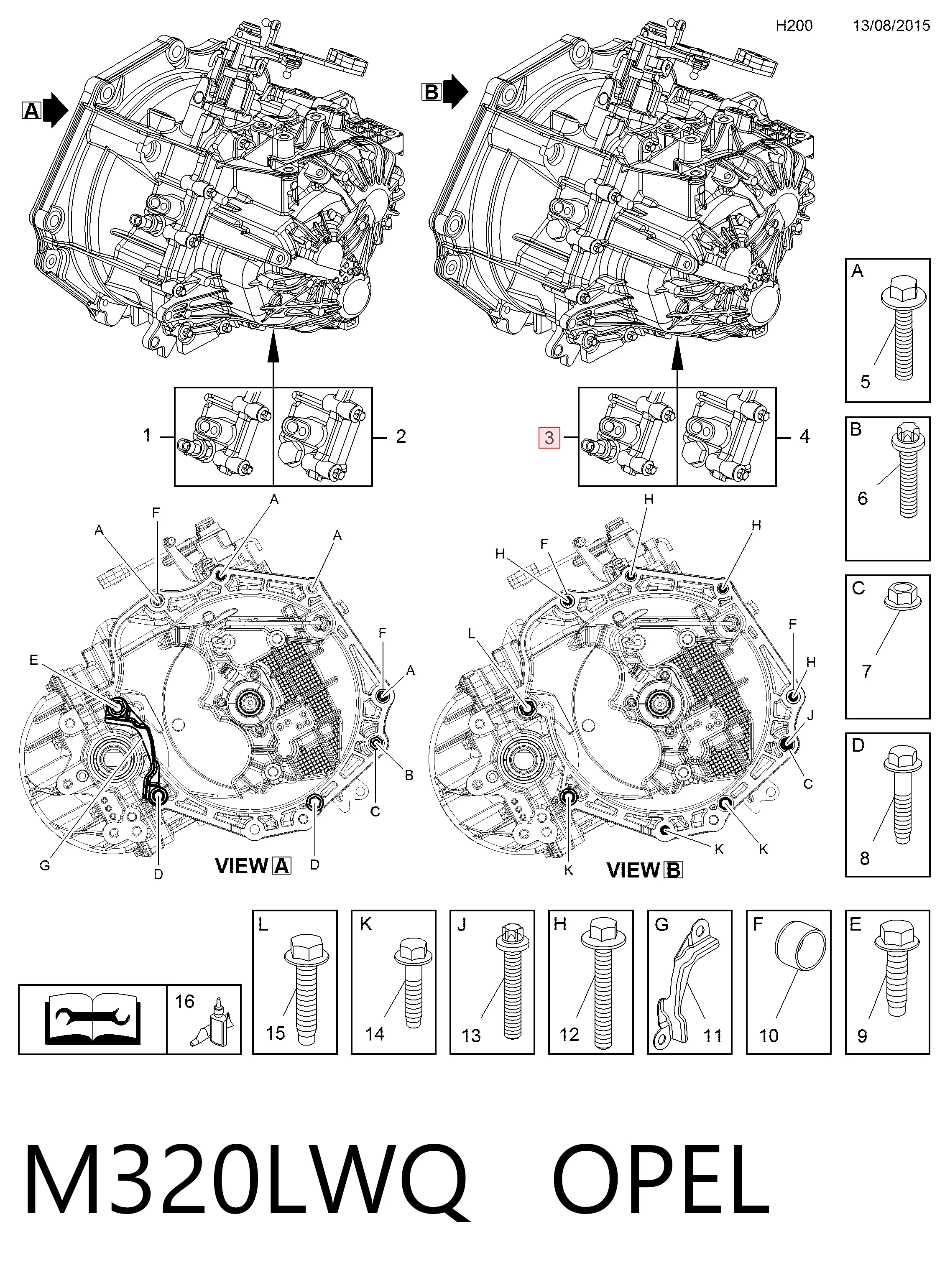 КПП в сборе на Opel Astra K 