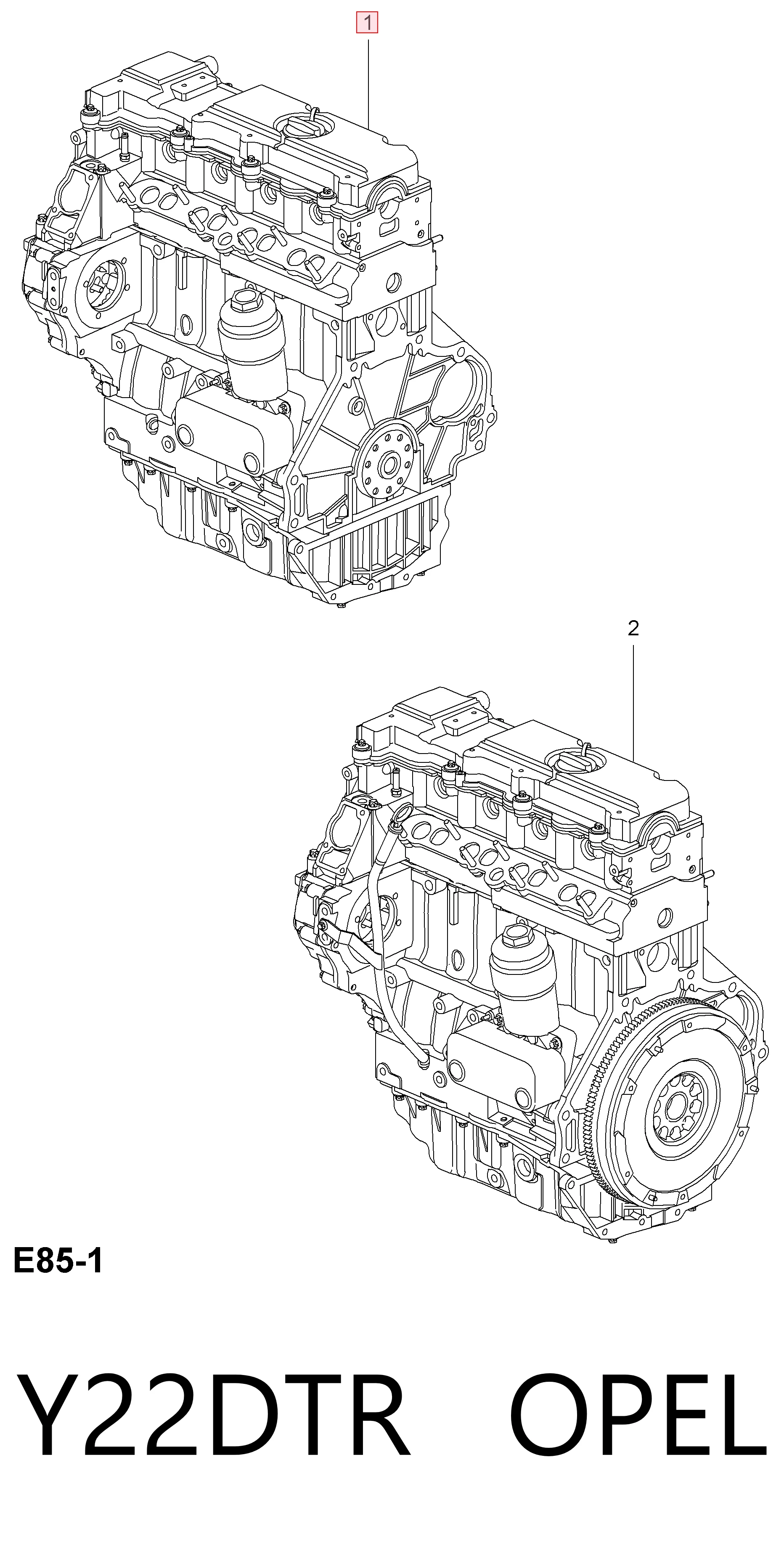 Y22DTR Opel Мотор в сборе