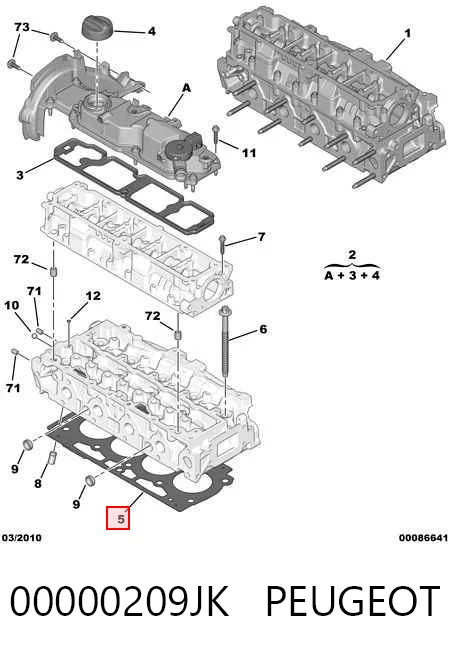 Прокладка ГБЦ Fiat/Alfa/Lancia 9676158280 цена, от 25.50 USD