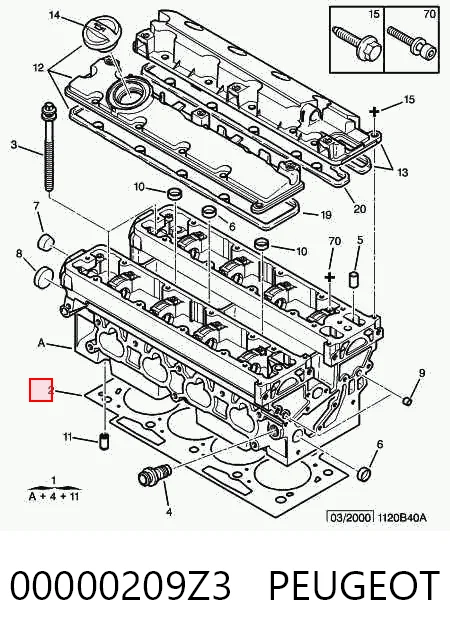 Прокладка ГБЦ Citroen C5 I хэтчбек (DC) (2001 - 2004) цена, от 29.42 USD