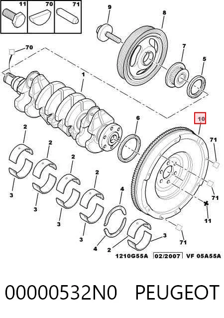 9639780480 LUK Демпферный маховик