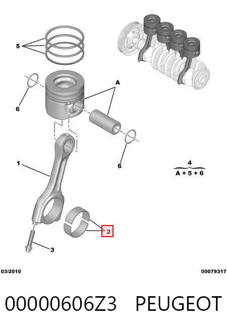  Вкладыши шатунные Ford C-Max 