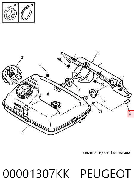 00001307KK Peugeot/Citroen