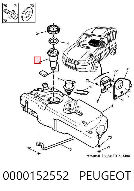 Бензонасос 986580171 Bosch