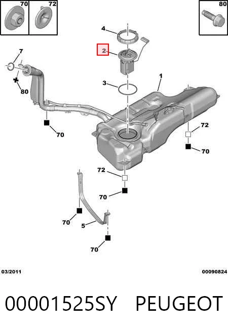 MAM00281M Magneti Marelli Электробензонасос