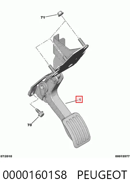Купить Педаль газа Ситроен Джампи II 