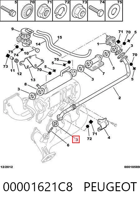 Прокладка EGR-клапана рециркуляции Iveco 504341194 цена, от 1.58 USD
