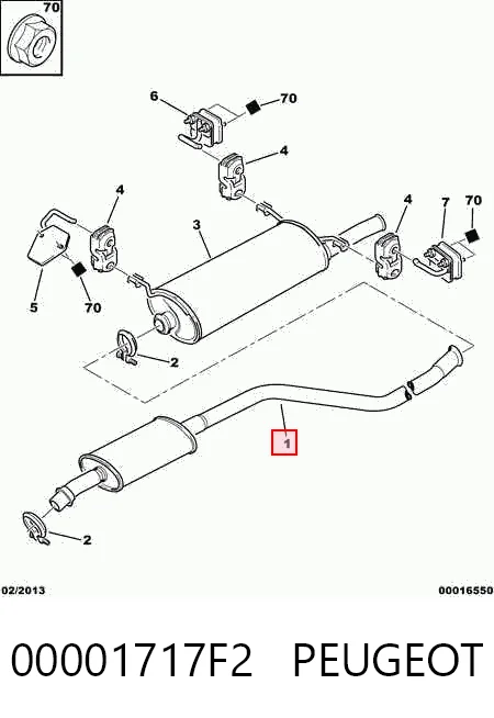 Глушитель, центральная часть Polmostrow 4139 цена, от 42.24 USD
