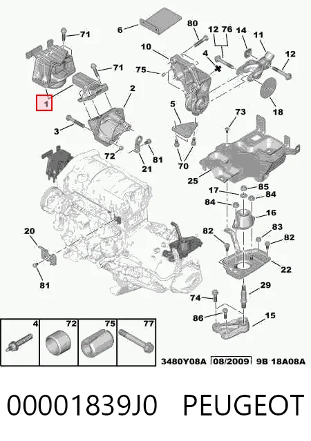 Подушка двигателя Magneti Marelli 010846 цена, от 59.09 USD