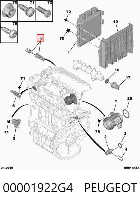 Купить SU00100642 Toyota Датчик температуры топлива