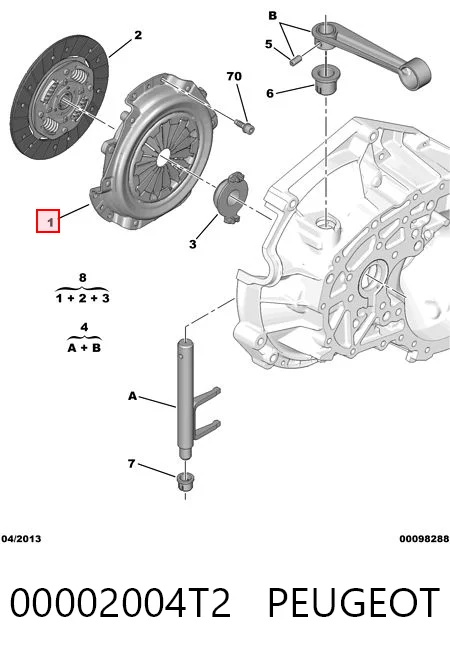 Лепестковая корзина сцепления Peugeot 206 хэтчбек (2A/C) (1998 - 2008) цена, от 37.38 USD