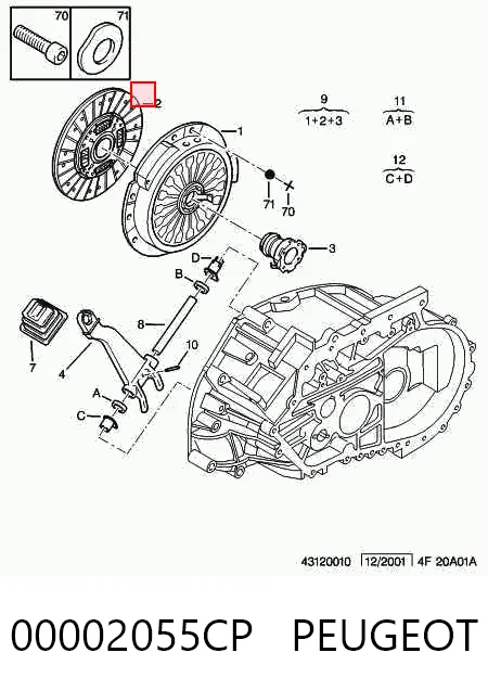 Диск сцепления Citroen Jumper фургон (230L) (1994 - 2002) цена, от 74.53 USD