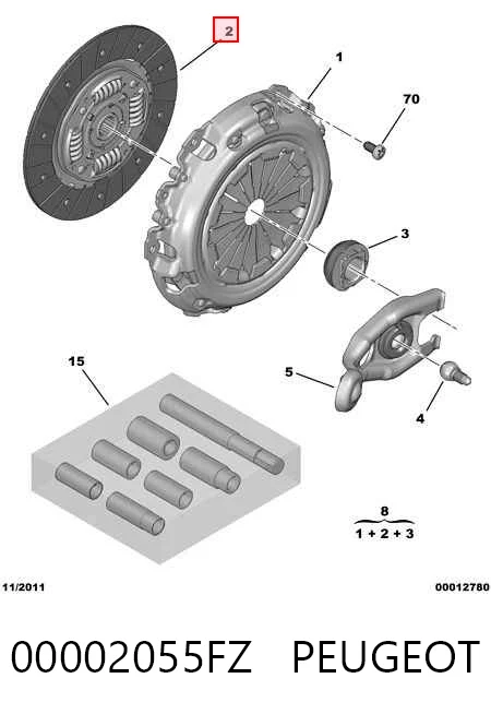 Купить Диск сцепления Пежо 205 II 20A, C
