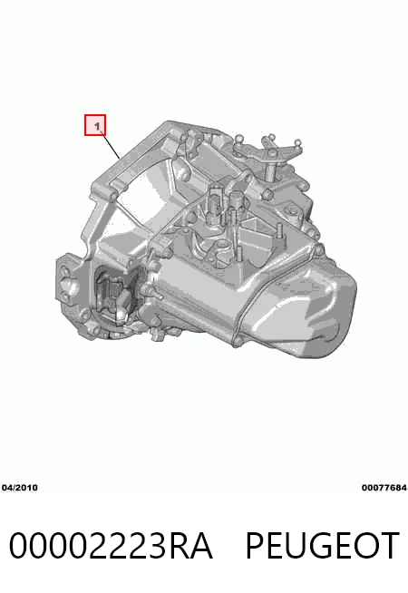 КПП в сборе на Citroen C4 I LC