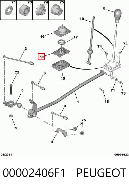 00002406F1 Peugeot/Citroen