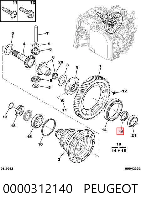 Левый сальник полуоси 7703087209 Fiat/Alfa/Lancia