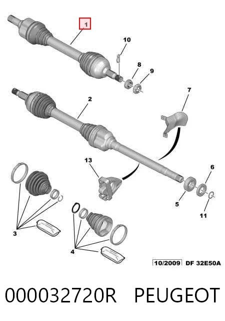 Левая полуось Dr!ve+ DP2110101804