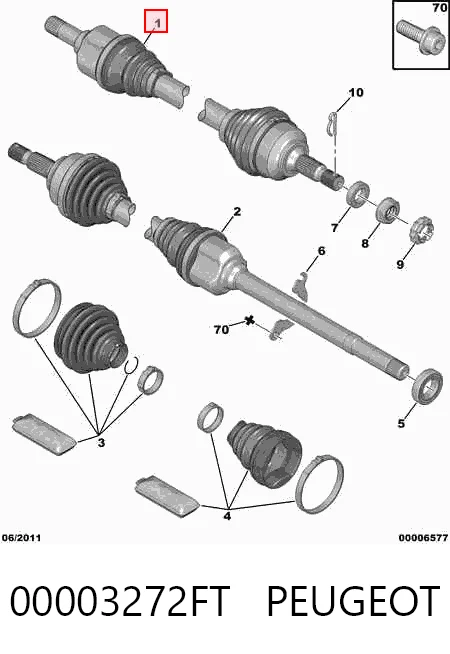 Левая полуось 492318 Maxgear