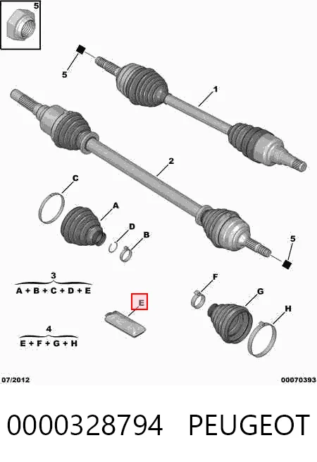 Купить 21419017K Formpart/Otoform Пыльник гранаты внутренний, передней полуоси