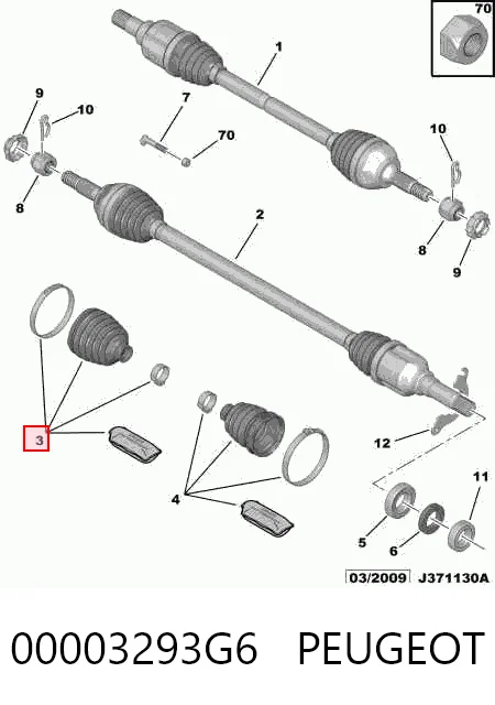 Пыльник ШРУСа наружный правый 71742714 Fiat/Alfa/Lancia