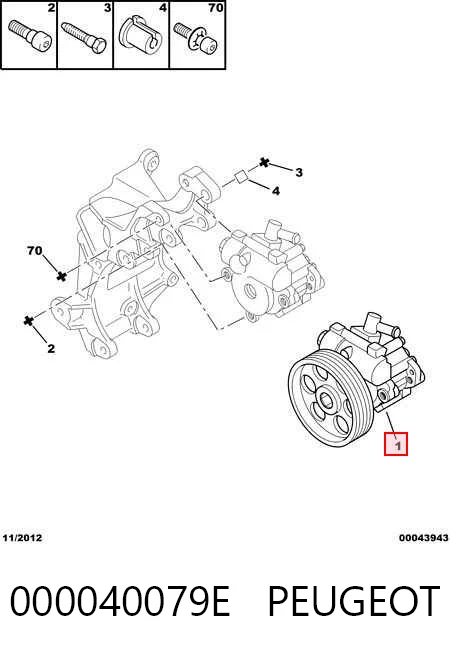  Насос ГУР Fiat Scudo 