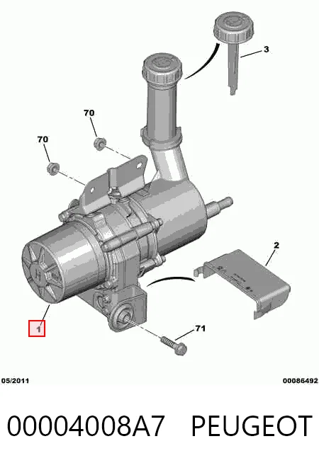Насос ГУР 33145194 AND