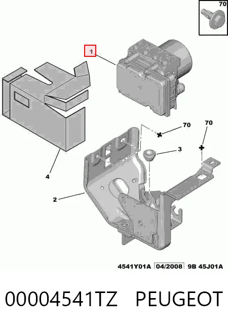 Гидроблок АБС Citroen Berlingo фургон (B9) (2008 - 2018) цена, от 82.35 USD