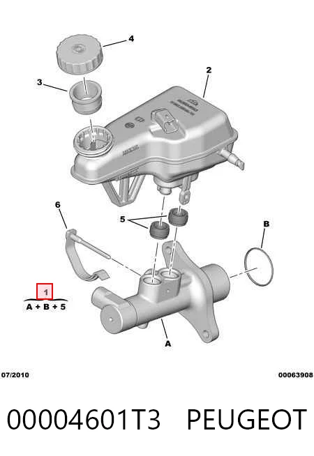  Главный тормозной цилиндр Peugeot Expert 